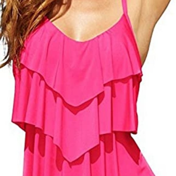 Kenneth Cole Reaction Other - Tiered Ruffled Tankini Top (free with purchase)